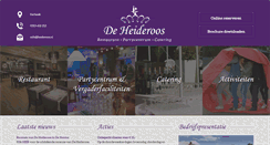 Desktop Screenshot of heideroos.nl